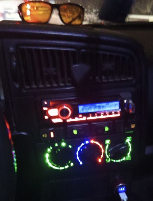 Подсветка печки пассат/голф