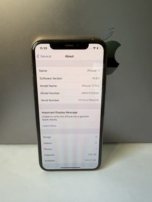 iPhone 11Pro 256GB
