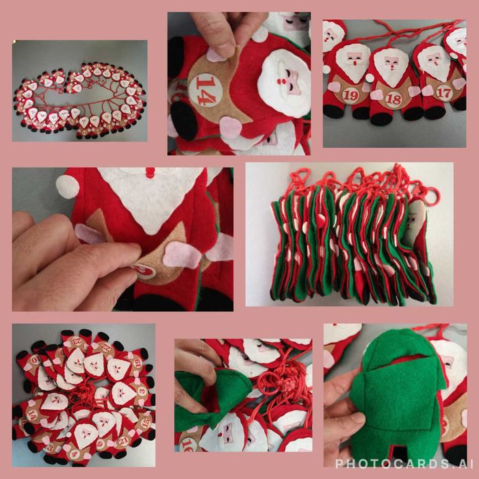 Коледна украса - лампички, календар, декорации,