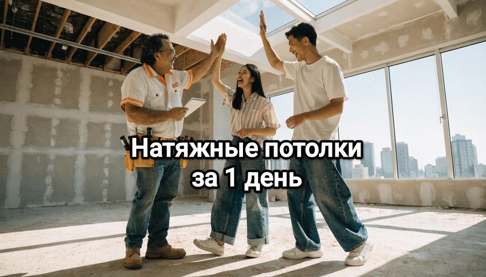 Натяжные потолки в Астане