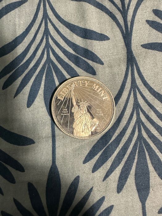Monedă / Lingou Argint 1 oz (31.1g) SUA 1986 Liberty Mint - Puritate 999