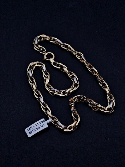 Bijuteria Royal lant din aur 14k 11.08 gr