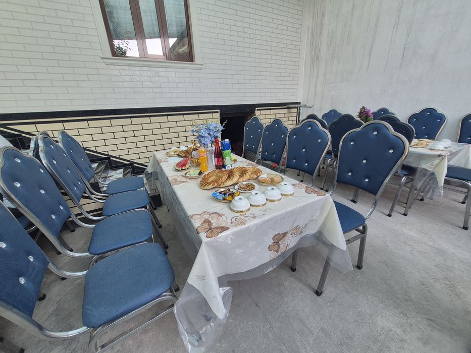 Stol stul ijara xizmati. Prokat, arenda idish tovoq, samovar kalonka.