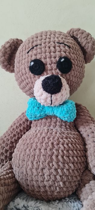 Плюшена играчка /плетено мече-мечок/за игра или декорация