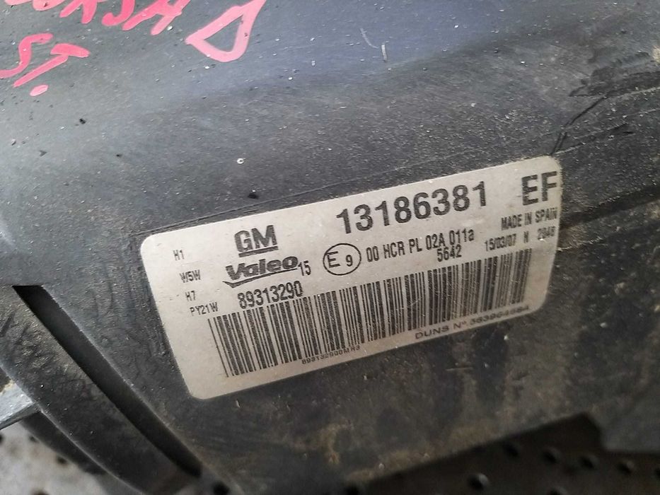 Far stanga opel corsa d s07 13186381 89313290