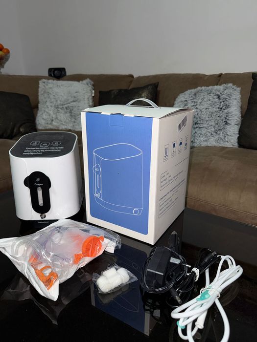 Concentrator de oxigen portabil cu nebulizator,1-4L