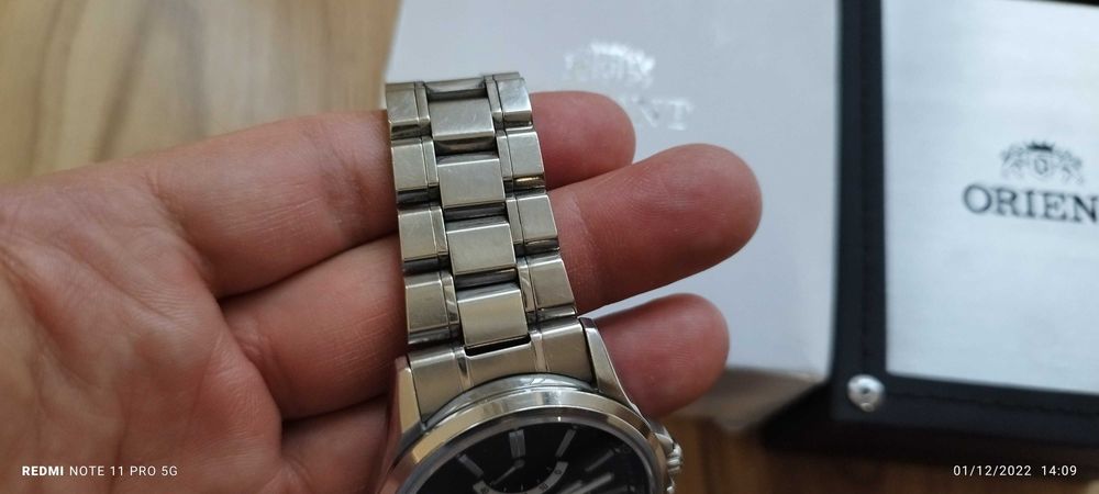 Часовник Ориент-Автоматик, сапфир кристал, 100 м. Отличен