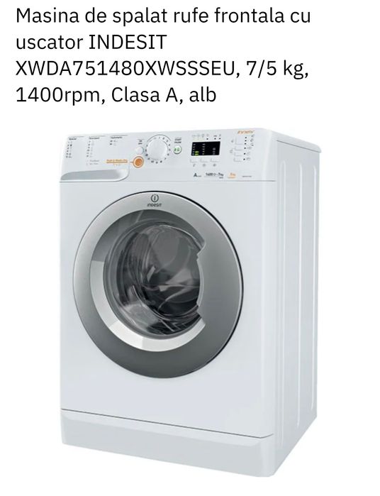 Indesit masina de spalat 7kg