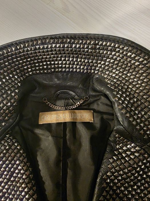 Geaca piele naturală  Carlo Pignatelli Outside