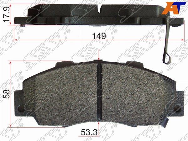 Колодки тормозные Honda Cr-v