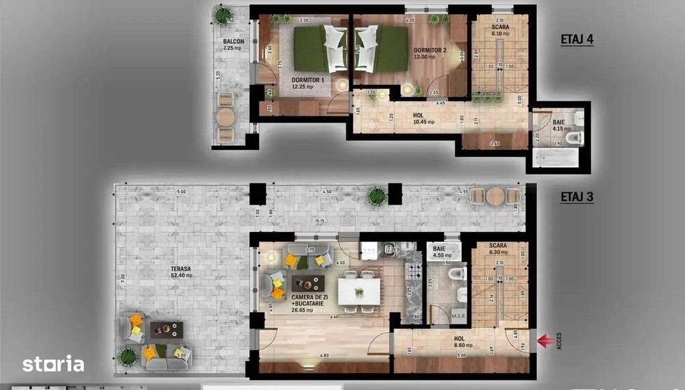 Duplex Deosebit Bloc Exclusivist Mutare Rapida Terasa Finisaje Premium
