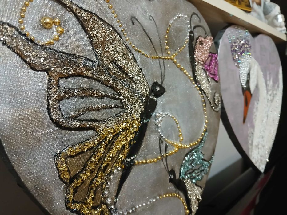 Картина с пеперуди за влюбени