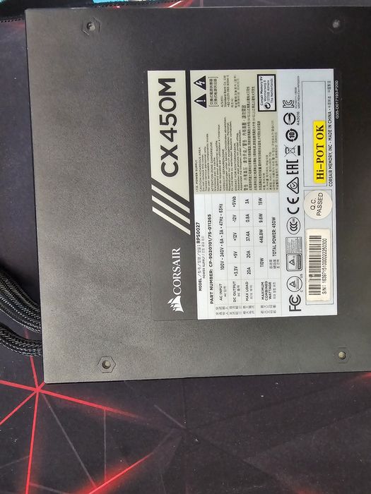 Corsair CX450M 80Plus Bronze