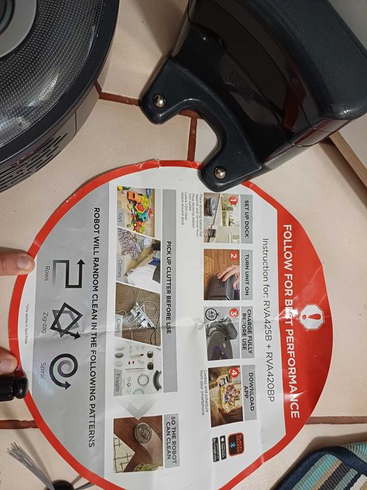 Прахосмукачка робот Black and Decker