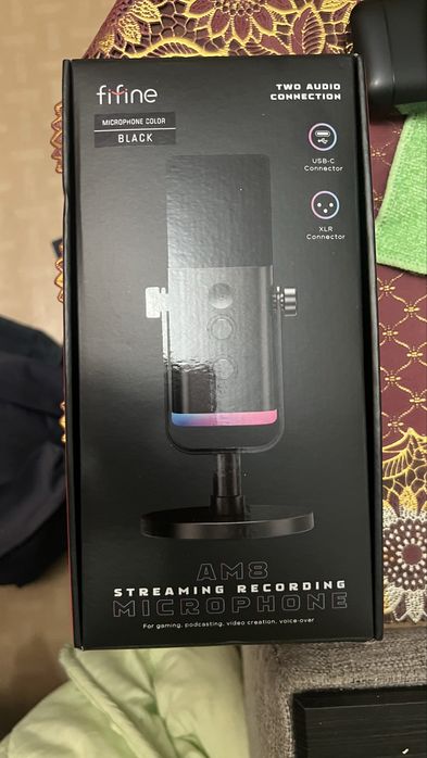 Микрофон Fifine AM8 черный