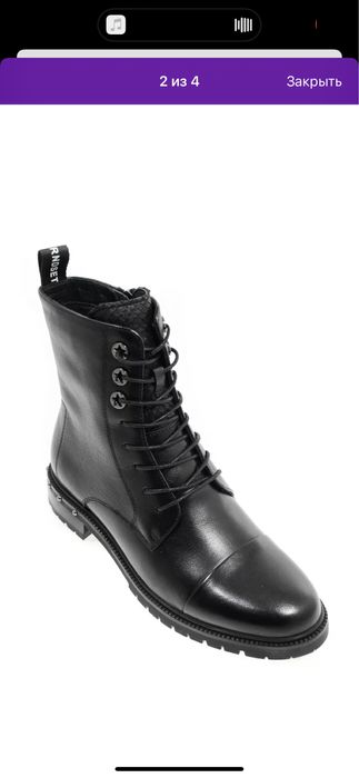 Сапоги, натуральная кожа 39 размер