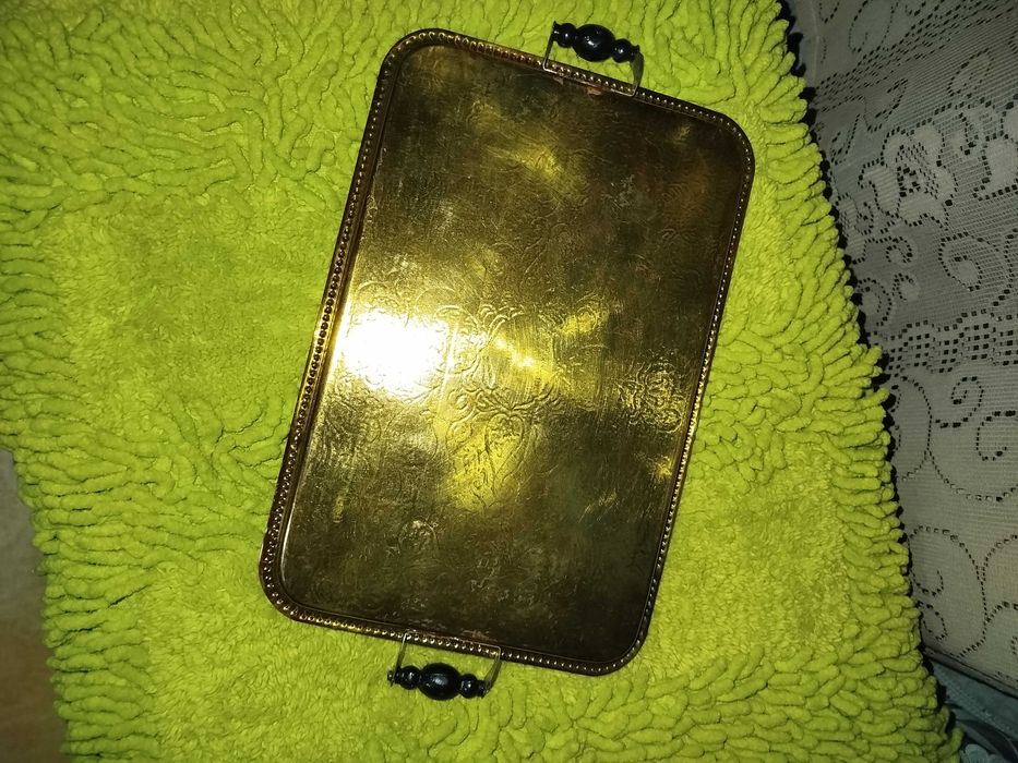 Поднос СССР, цвет голд