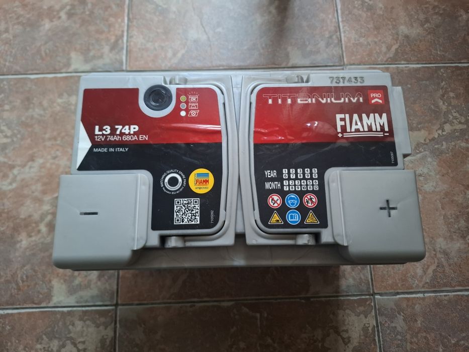 Акумулатор FIAMM Titanium Pro 12v 74Ah 680A