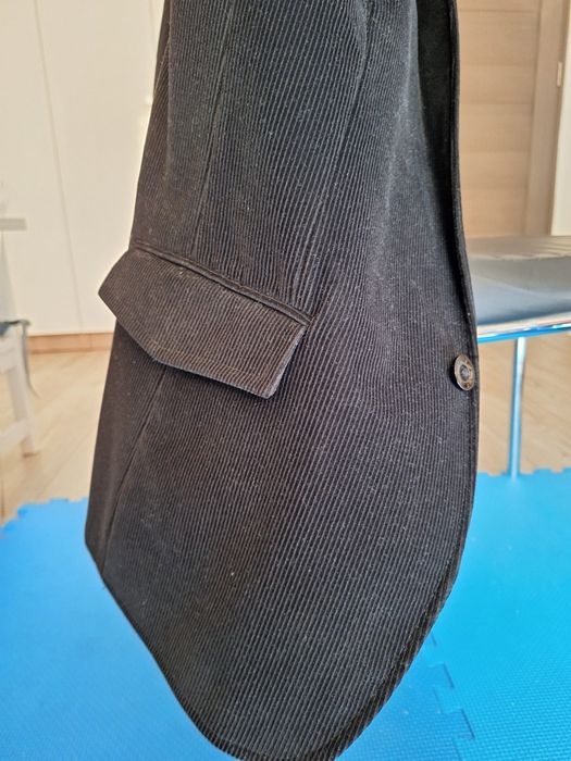 Sacou negru din catifea