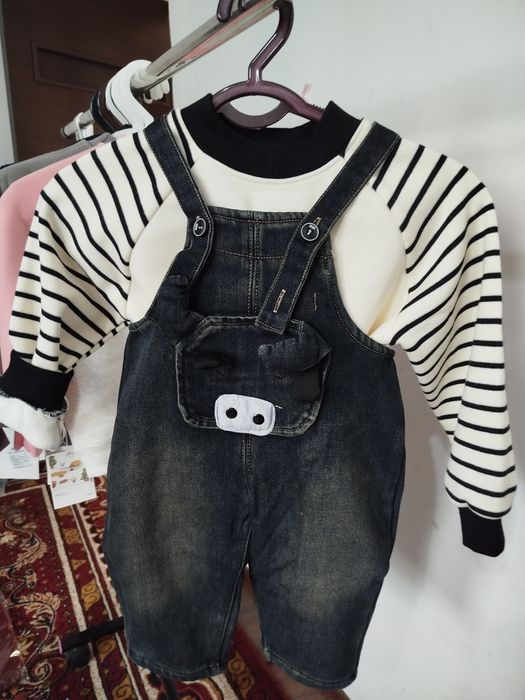 Bolalar jeans kombenizonlari