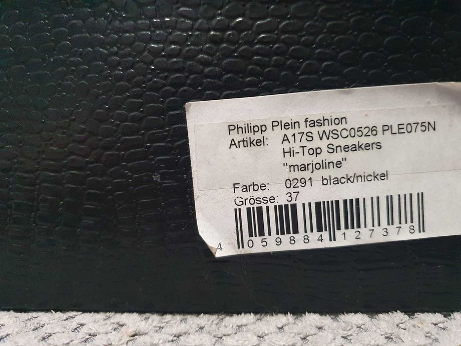 Papuci cu platforma Philipp Plein
