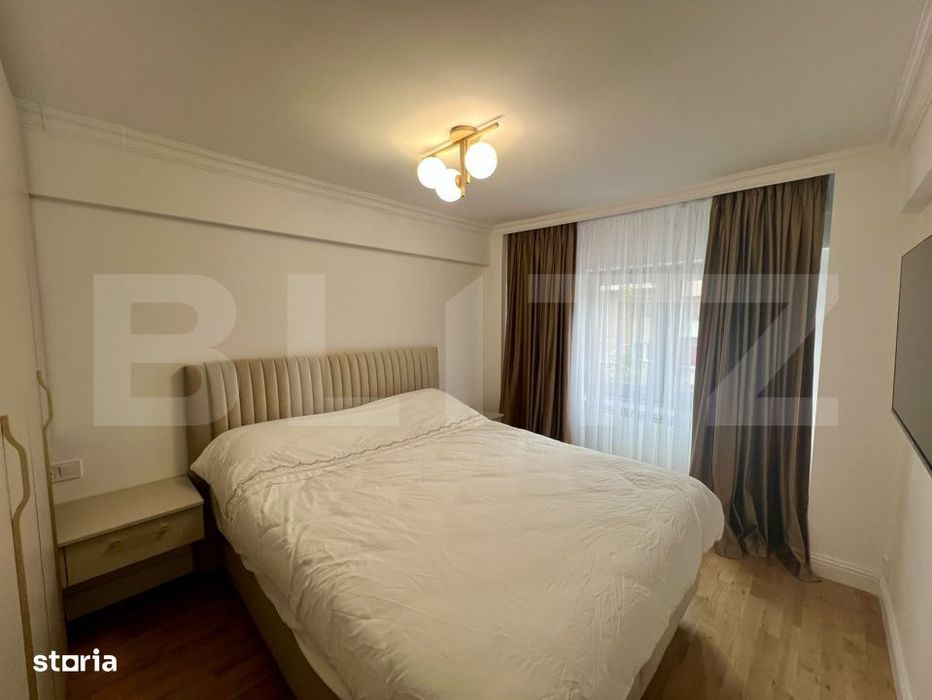 Apartament cu 3 camere, 55 mp, centrala si AC, zona Ultracentral