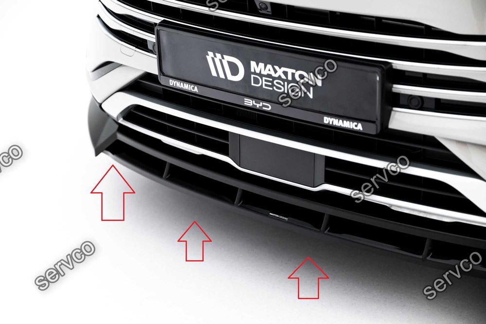 Prelungire splitter bara fata BYD Seal U Mk1 2023- v1 - Maxton Design