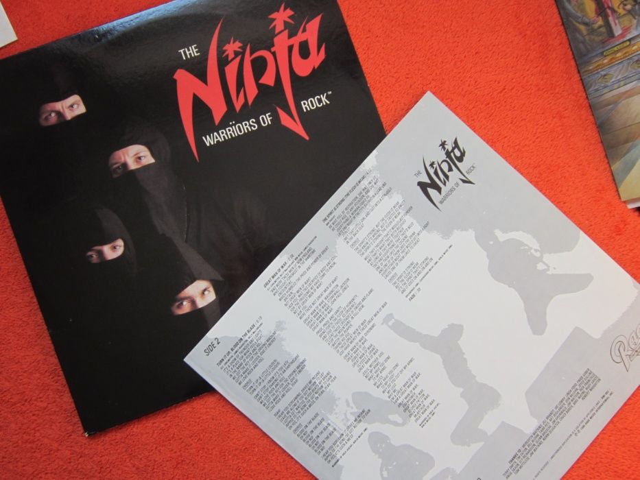 rar vinil The Ninja ‎- Warriors Of Rock made in USA 1985