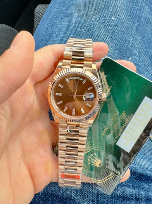 rolex da-ce date 40mm пълно злато