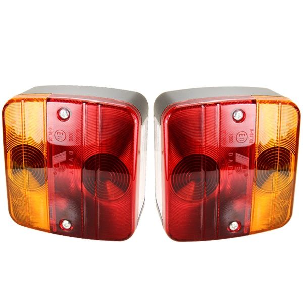 SET Lampa stop patrata pe bec Remorca Rulota , pret 2 bucati 40lei