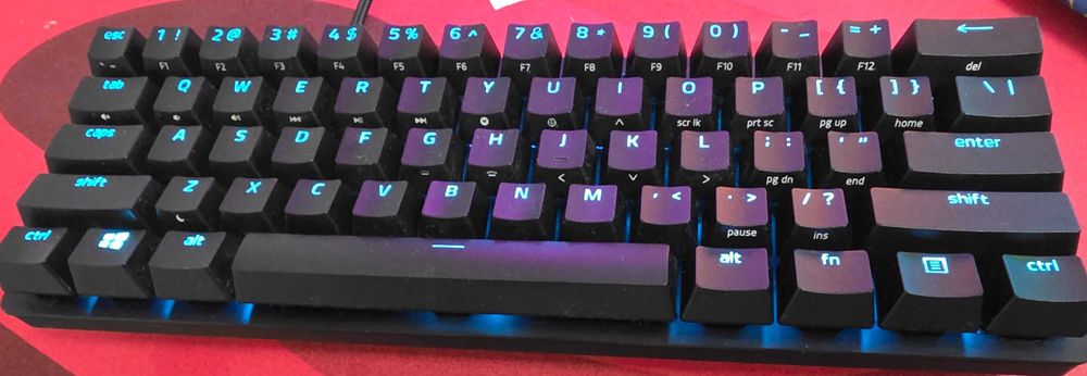 Pachet tastatura razer huntsman mini +mousepad  zowie 470×390×10 mm