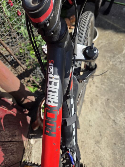 MTB Rockrider 520S Full‑Suspension, modificata electric
