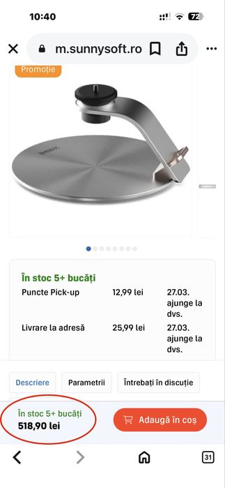 Videoproiector Smart Xgimi Elfin Stand Sigilat