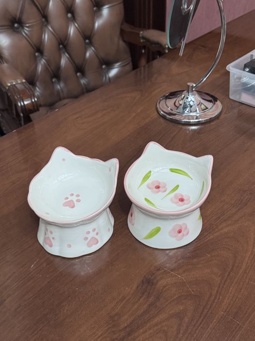 Керамические миски для кошек и собак