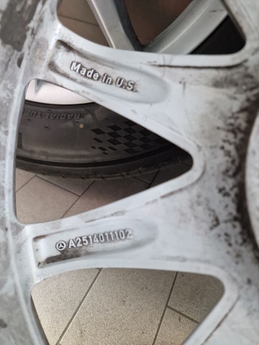 Оригинални джанти Mercedes R , ML , G , GL с перфекнти гуми и датчици