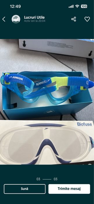 Ochelari copii inot Speedo scafandru snorkeling piscina bazin