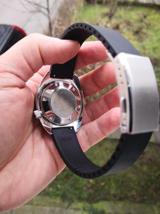 Ceas automatic Seiko Mod Prospex Diver's retro - modern curea FKM