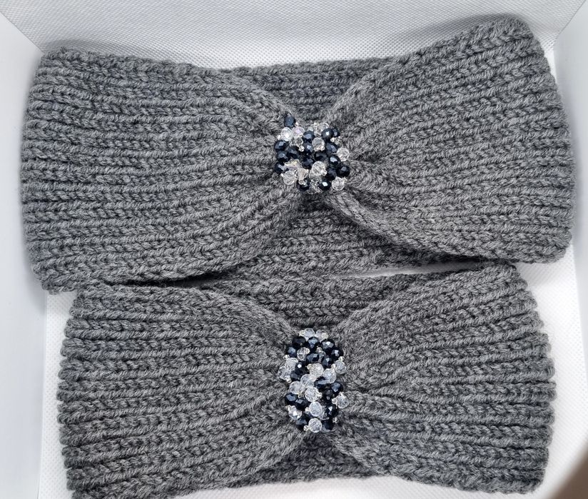 Дамска и детска плетена лента със стъклени кристали