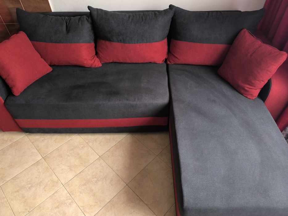 Ъглов диван разтегателен универсален
