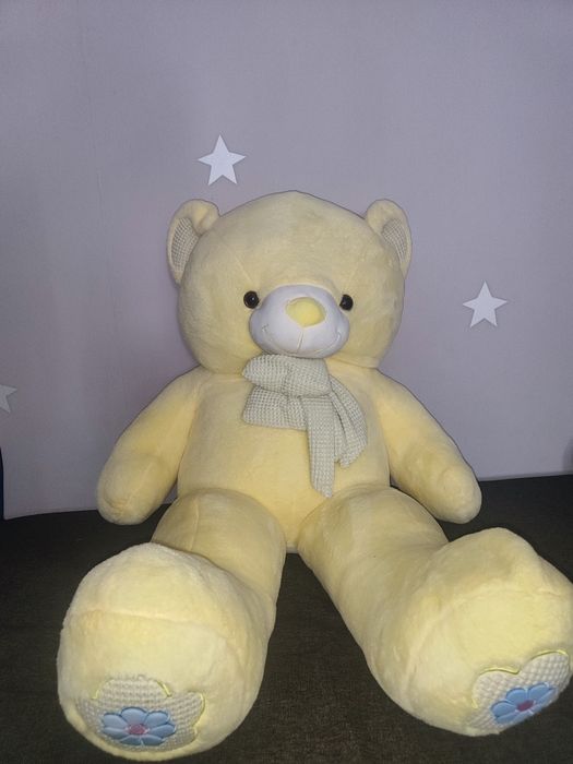 Плюшевый мишка лимонный