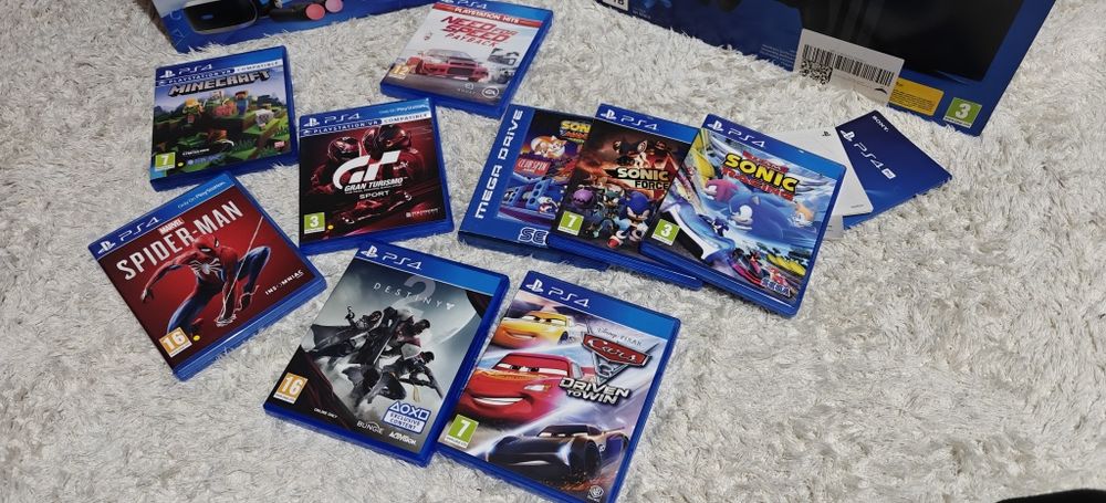 Pachet PS4 Pro edition+ PlayStation VR+9 jocuri