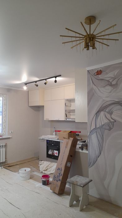 Семейная пара.Все виды ремонтных  работ…700 тг кв.м…Все виды обоев .