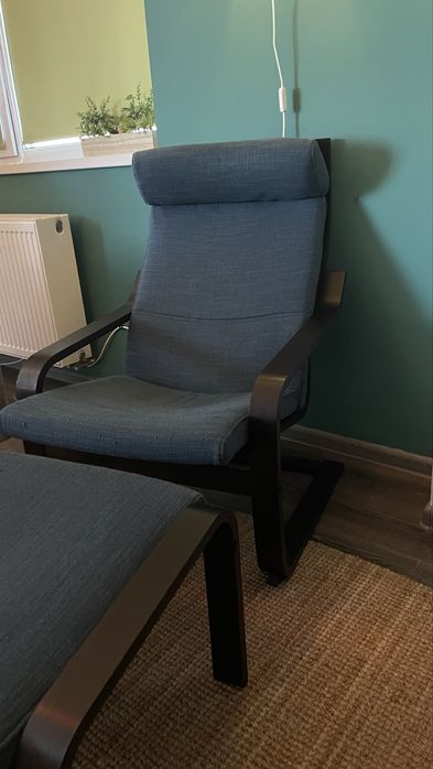 Fotoliu si taburet IKEA POANG