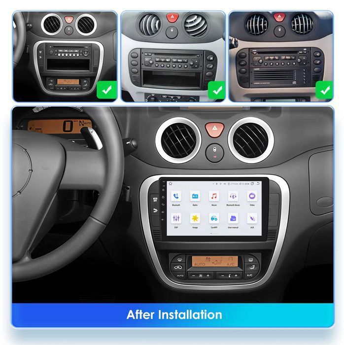 Citroen C2-C3 (2001-2010) Мултимедия Навигация Android