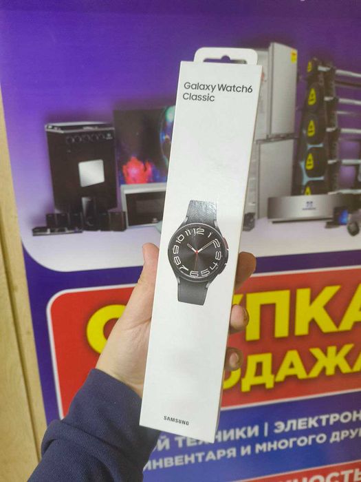 Продаются смартт часы samsung watch 6 classic  43mm