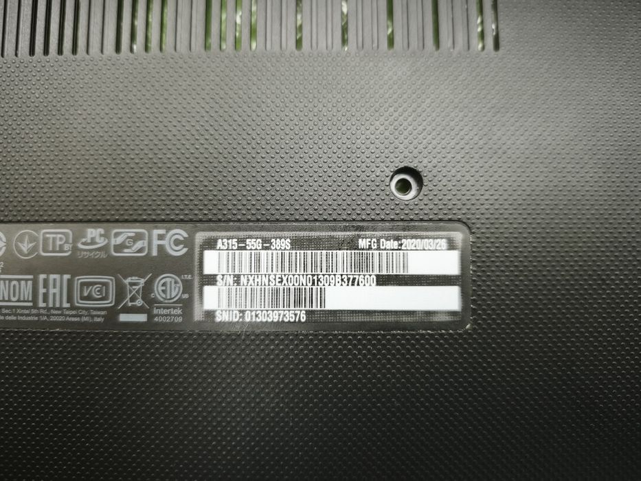 Acer Aspire 3 A315-55G-389S