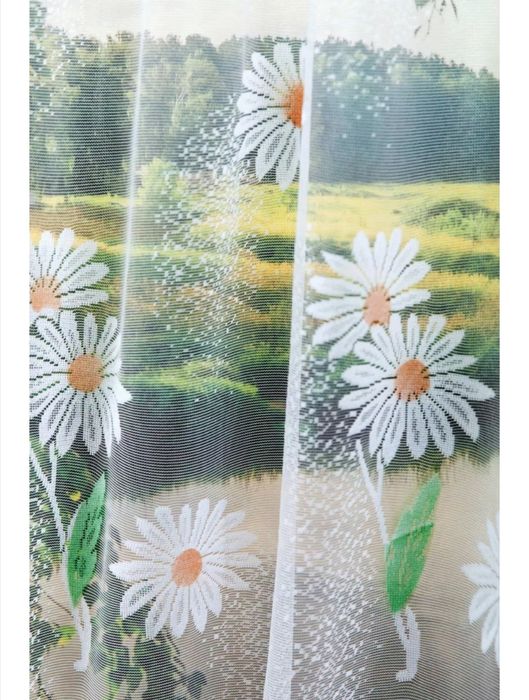 Тюль на кухню, короткая