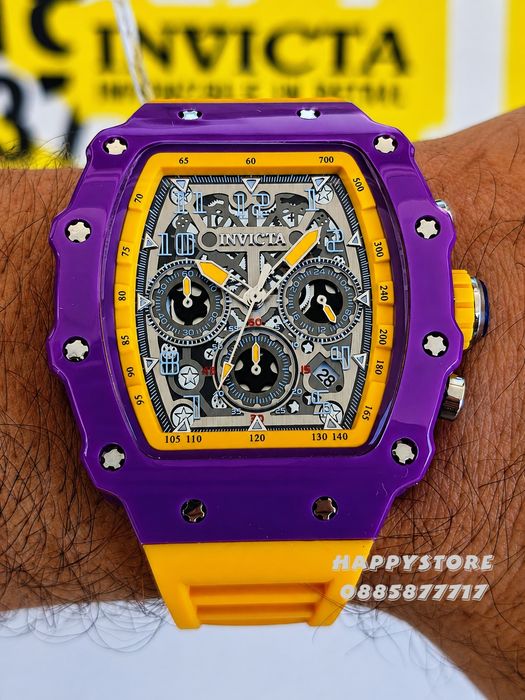 INVICTA Racing Nitro purple 44 mm, Инвикта нов мъжки часовник