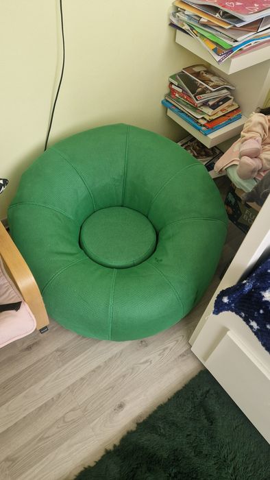 Scaun gonflabil pentru gaming, verde deschis Ikea