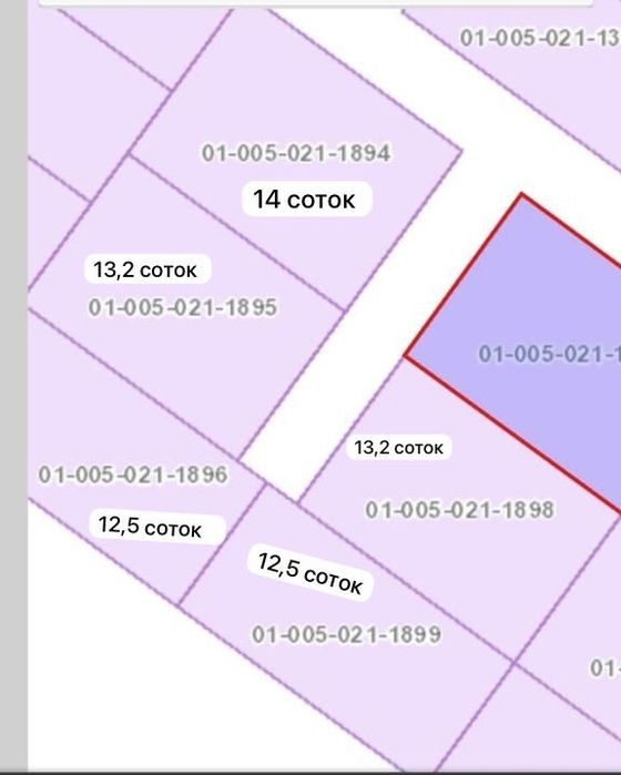 Продам участки в Жибек жолы